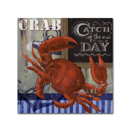 Fiona Stokes-Gilbert 'Crab' Canvas Art,35x35